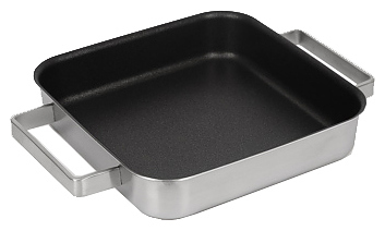 Сковорода квадратная Luxstahl 232х232х50 (с антипригарным покрытием)