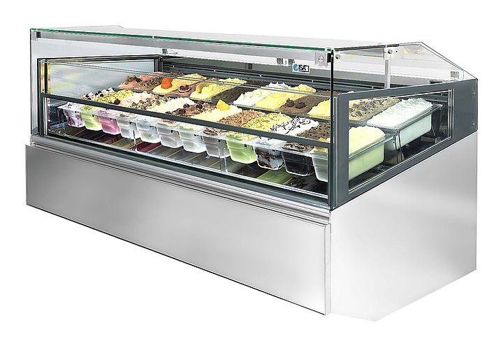 Витрина для мороженого ISA Gelato Supershow 190 RV H135