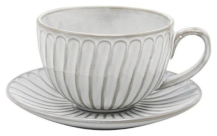 Чайная пара P.L. Proff Cuisine Gray Whirlpool Frutti di Mare QB23061010 300 мл (керамика)