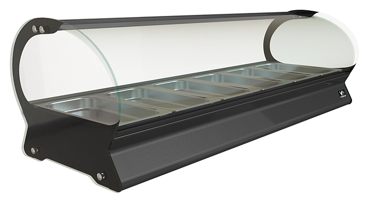 Витрина тепловая КОБОР SE-6H черная