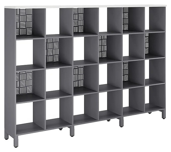 Стеллажная система КОБОР SQ-4X6 graphite/premium