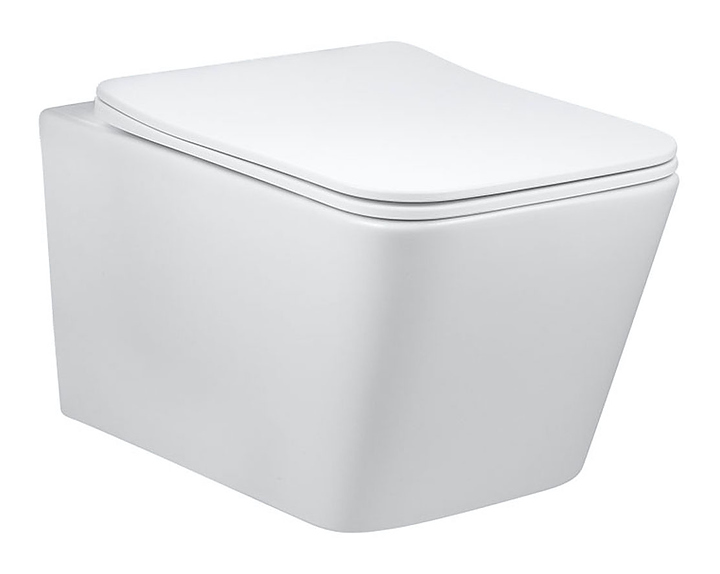 Унитаз подвесной Vincea Q-Line VT1-12 с ультратонким сиденьем soft-close, белый