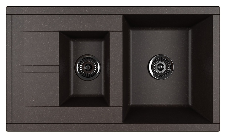 Кухонная мойка AQUATON Делия 1A716232DE280 87 кофе