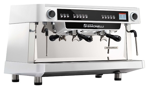 Кофемашина автоматическая Nuova Simonelli NUOVA AURELIA VOL XT 2Gr 220V white+PID+high groups+LED+ Group Display+Double wall steam wand+ E-milk technology