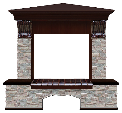 Портал Glenrich Бостон К Arte 23 ГЦ дуб 46 угловой