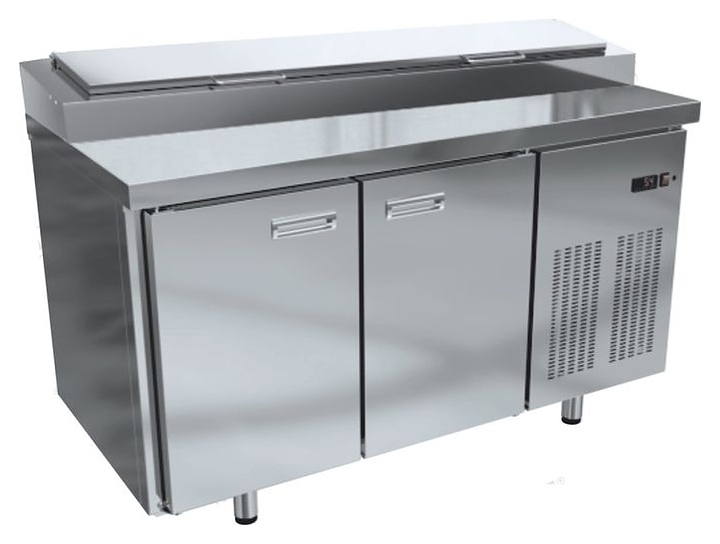 Стол холодильный для пиццы KRONER СХП 2-140-70