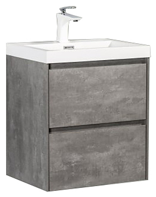 Тумба под раковину BelBagno PIETRA MINI-500-2C-SO-SCM Stucco Cemento