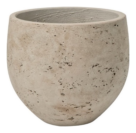 Кашпо Pottery Pots Mini ORB (18х15 см) бежевое