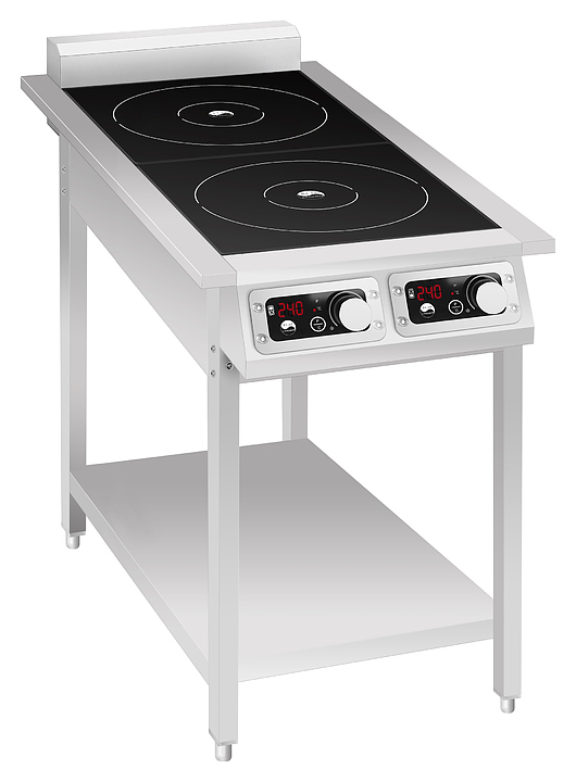 Плита индукционная INDOKOR IN3500-2PRO линия 700 на подставке