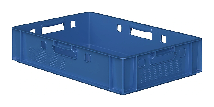 Ящик универсальный iPlast E1 FK-6412 600х400х120 мм голубой