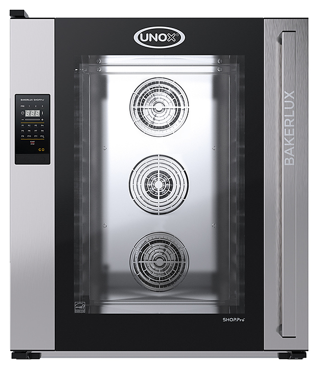 Печь конвекционная UNOX XEFT-10EU-EGRN без сливного отверстия