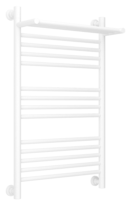Полотенцесушитель водяной Сунержа Богема с полкой+ 80x50 см матовый белый