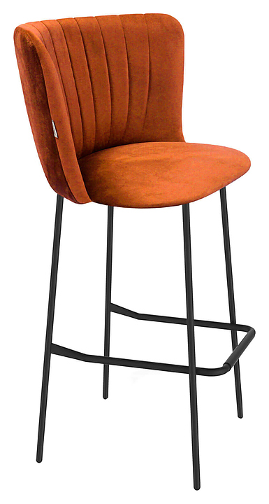 Стул барный Sheffilton SHT-ST36-1/S29 песчаная буря / черный муар