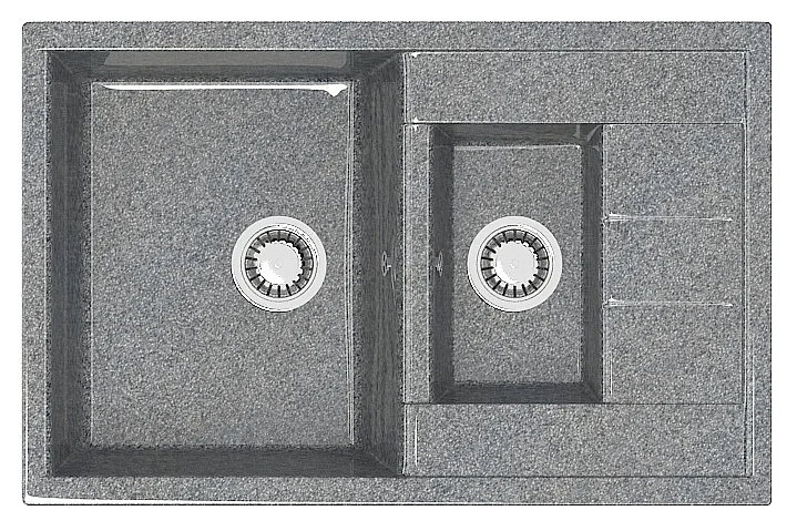 Мойка кухонная Marrbaxx Блонди Z210Q008 темно-серый