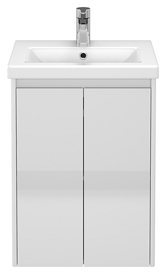 Тумба Velvex KLAUFS 50.2D tpKLA.50.2D-616.216 белая