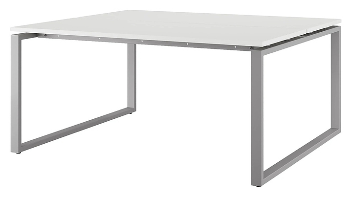 Стол офисный КОБОР O1/2-180/120 aluminum/premium