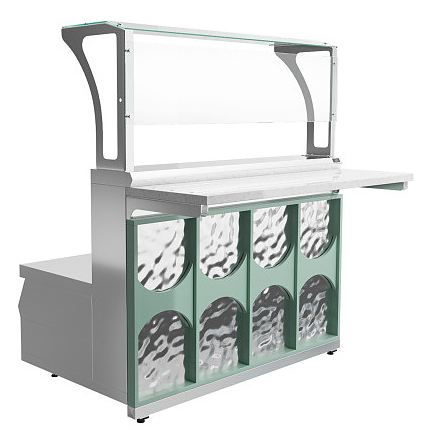 Мармит первых блюд под электрические супницы Luxstahl МПН (С)-1200 Premium Mirror (Зеркало)