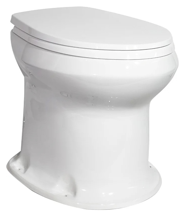 Унитаз напольный Оскольская керамика Дачный без бачка, с сиденьем