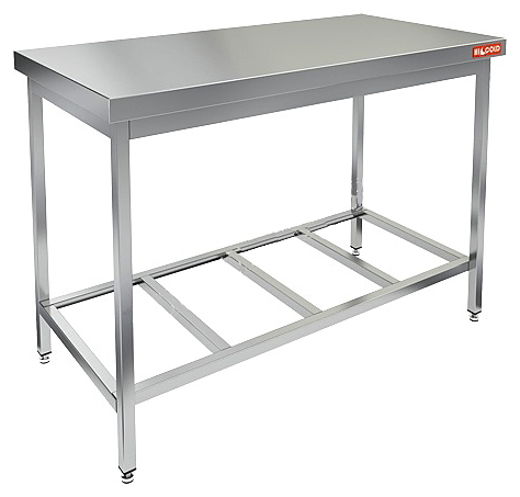 Стол центральный с полкой-решеткой HICOLD НСО-13/6Р