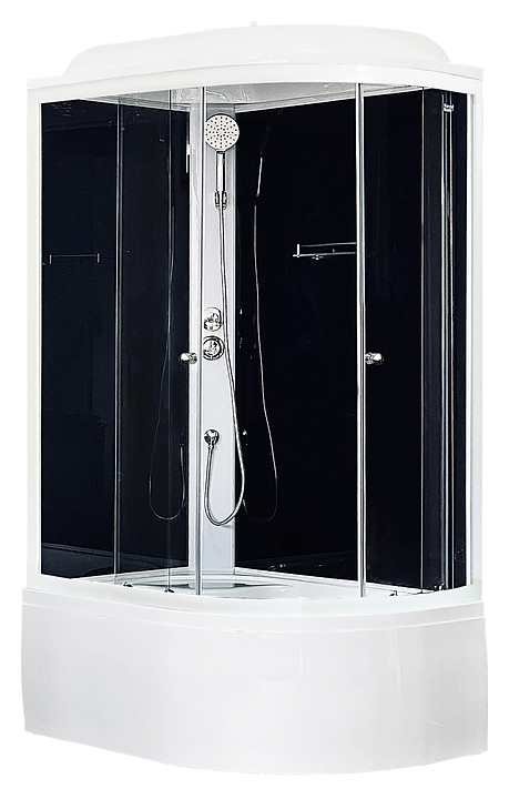 Душевая кабина Royal Bath RB8120BK5-BT-L левая 120х80 см