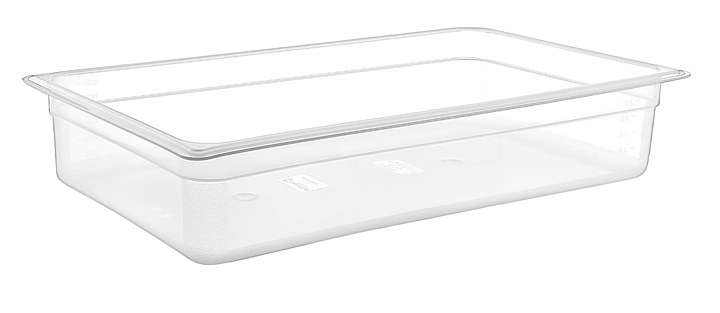 Гастроемкость Gastroplast 79753 GN 1/1-100 (530x325х100 мм) 13 л поликарбонат, прозрачный