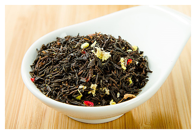 Черный чай Груша Гранат