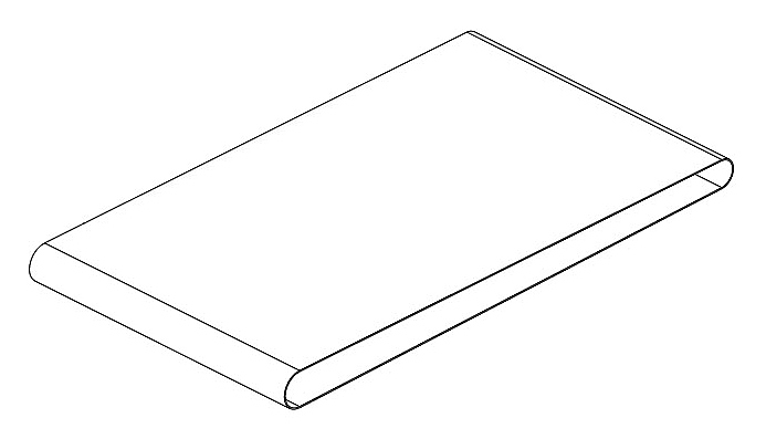 Лента для тестораскаточной машины Flamic SF500B-850 комплект