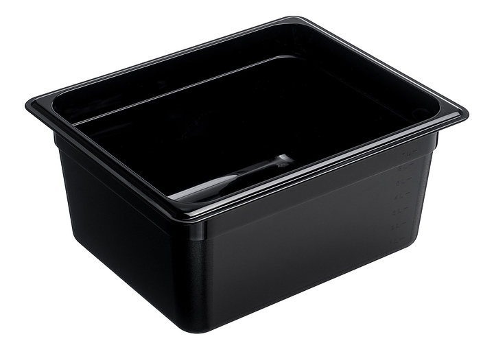 Гастроемкост Gastroplast 79721 GN 1/2-150 (325x265х150 мм) 8.7 л поликарбонат, черный