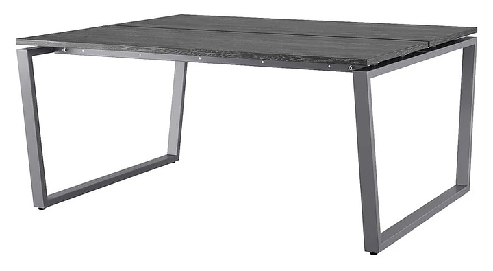 Стол офисный КОБОР OTR/2-80/120 graphite/glazed