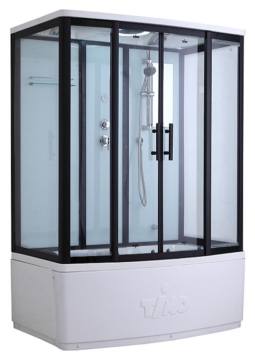Кабина душевая TIMO Standart Т-6650 Black 150х88х220 см