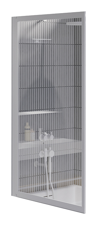 Шторка в ванну RIHO LUCID GD501 80х150 см, белый
