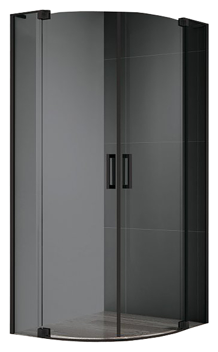 Уголок душевой CEZARES SLIDER-R-2-90/100-GRIGIO-NERO