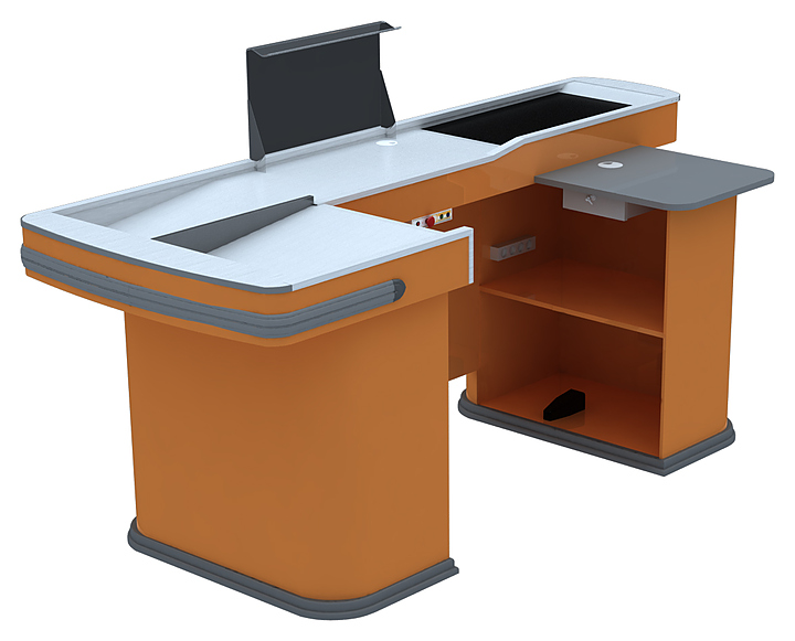 Кассовый бокс Commerce Renessance Супермак 2320 см, наклонный накопитель