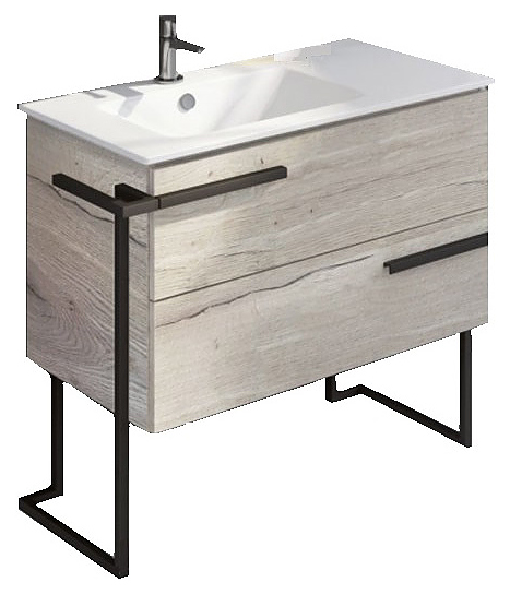 Тумба с раковиной Comforty Дюссельдорф-90