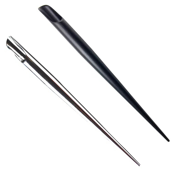 Ручка для латте-арта Manifesta LART 145 мм черный, серебристый