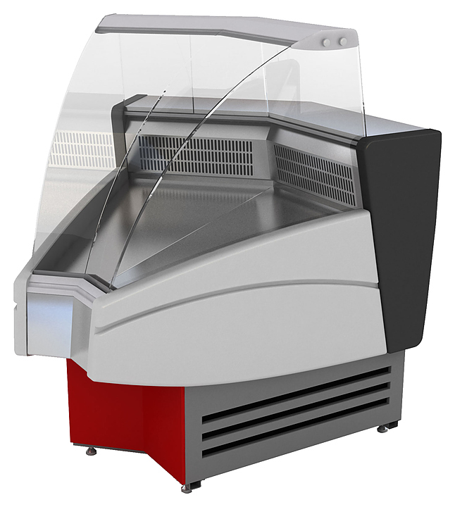 Витрина неохлаждаемая CRYSPI Blues IC 45° угол внутр., без боковин