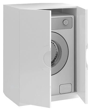 Шкаф для стиральной машины De Aqua Форма 55 56,5х89,5 см белый