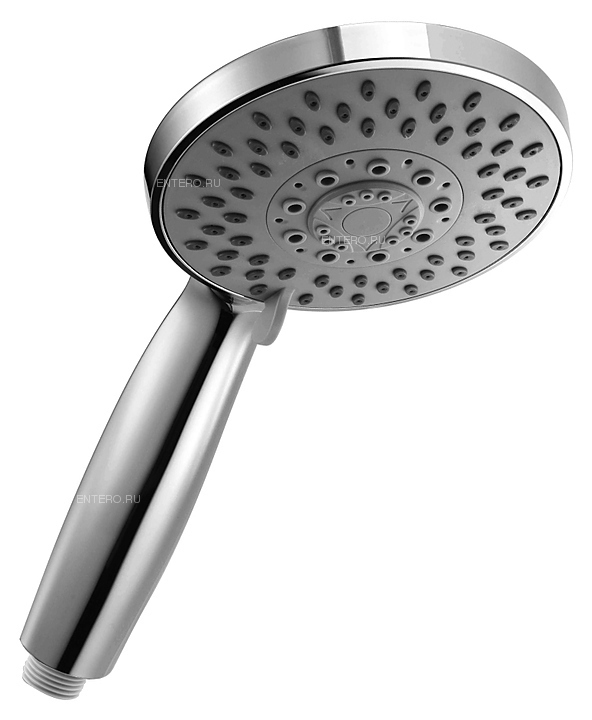 Душевая лейка LEMARK LM0315C пятифункциональная, круглая, хром/серый