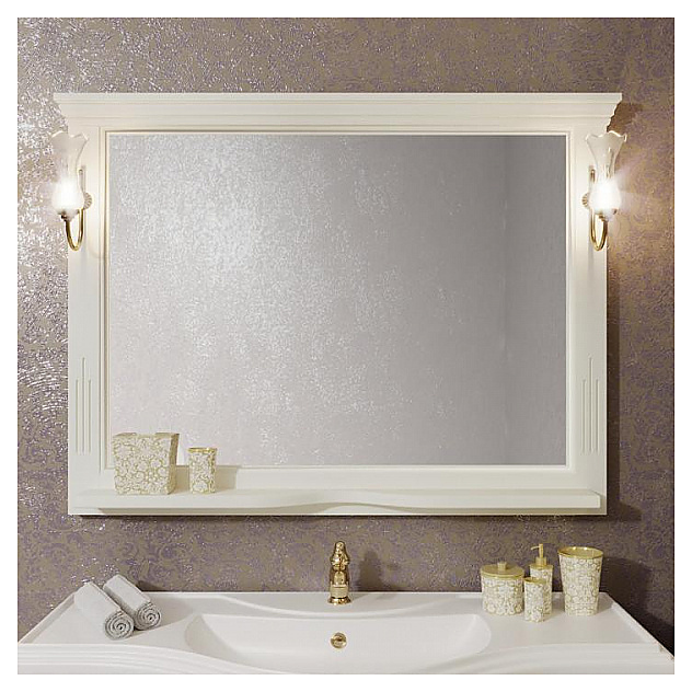 Зеркало OPADIRIS Риспекто 120 Z0000009685, слоновая кость