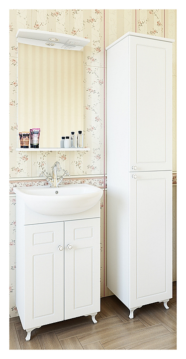 Гарнитур Sanflor Софи 65 см NEW, 4 предмета, с правост. пеналом, белый