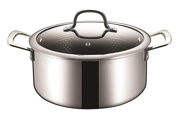 Кастрюля P.L. Proff Cuisine New Kitchen Grid 81280234 4.6 л 24х10.5 см нержавеющая сталь, индукция