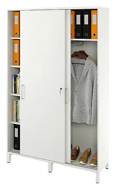 Локер ZAMM 5 полок, гардероб МК 414 120х41,4х190 см белый
