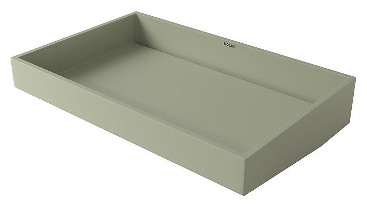 Раковина Holbi Polaris Soft Rock Color 58,4х37,3 см, цветная матовая