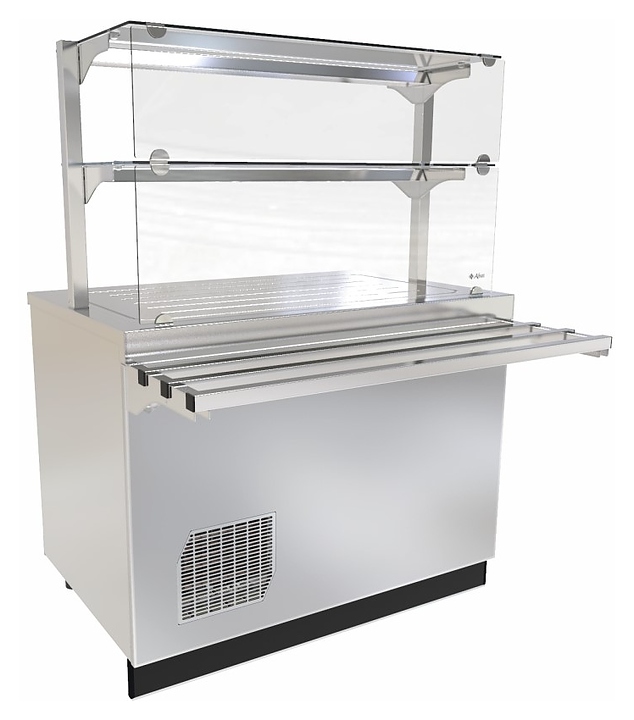 Прилавок-витрина холодильный Abat Сэйла ПВВ(Н)-70Е-06-НШ нерж.