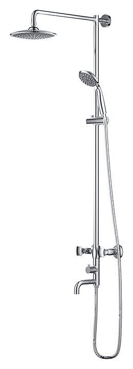 Душевая система D&K Hessen Grimm DA1384701E09 с изливом, хром