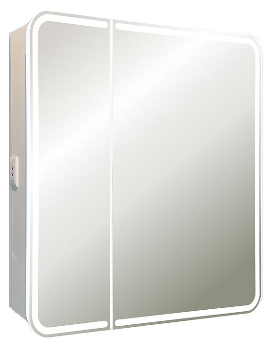 Шкаф зеркальный с LED-подсветкой Silver Mirrors Alliance LED-00002516 80х80 см