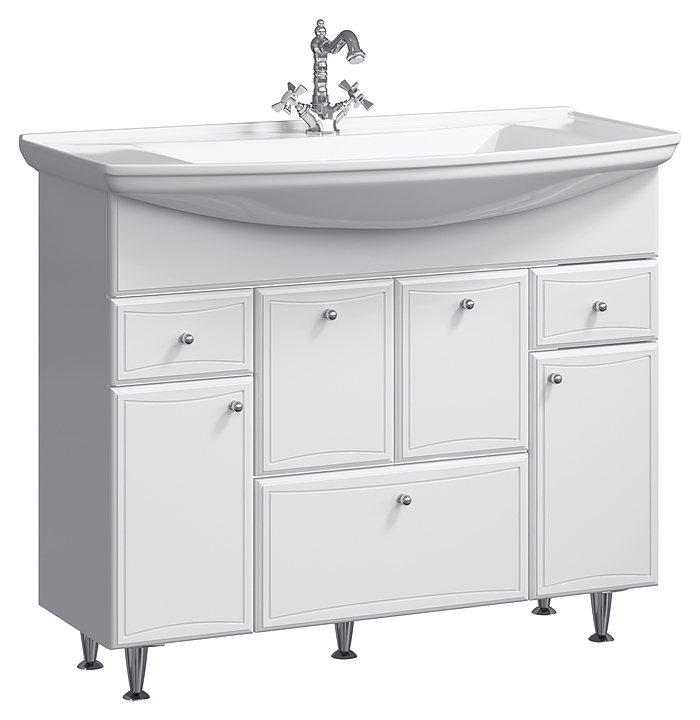 Тумба Aqwella Barcelona BA0110K 102,2 см, белый