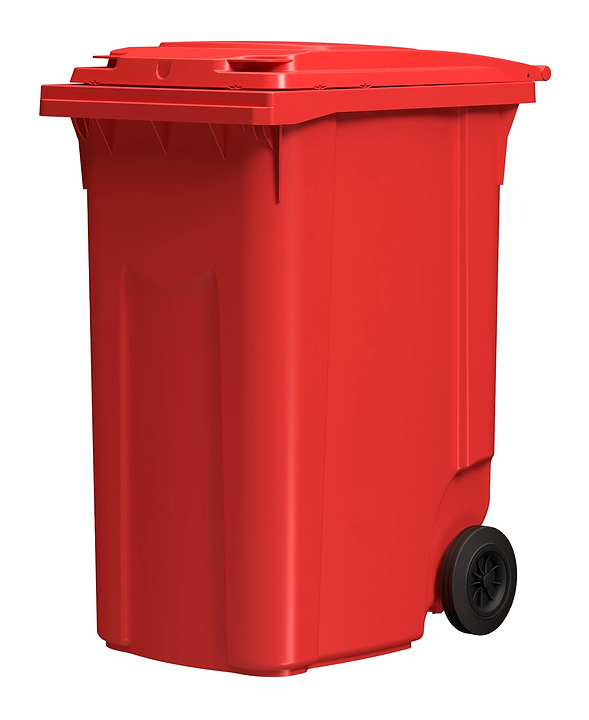 Контейнер для мусора iPlast 28.C29 360 л красный