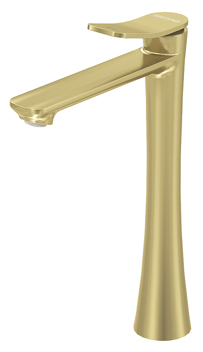 Смеситель для раковины Grossman Advans 520.K35.09.320 золото сатиновое