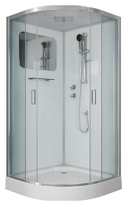 Кабина душевая Niagara NG-6001-01 90х90х210 см